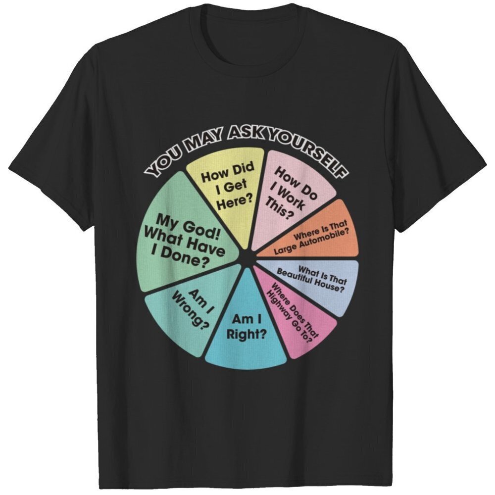 You May Ask Yourself Once In A Lifetime Talking Heads Tshirt